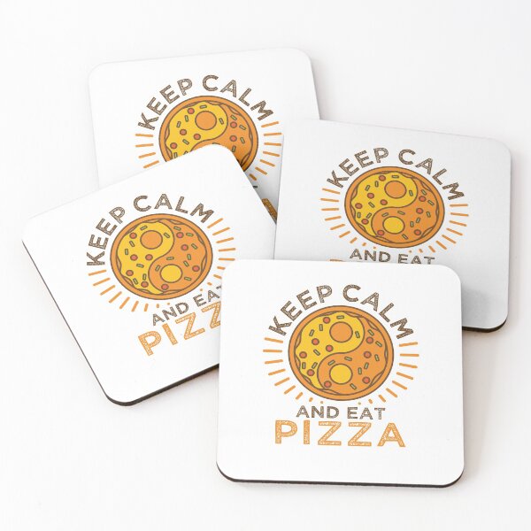 Item preview, Keep Calm And Eat Pizza designed and sold by Serge Inker.