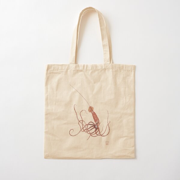 Long-Spined Giant Squid Cotton Tote Bag