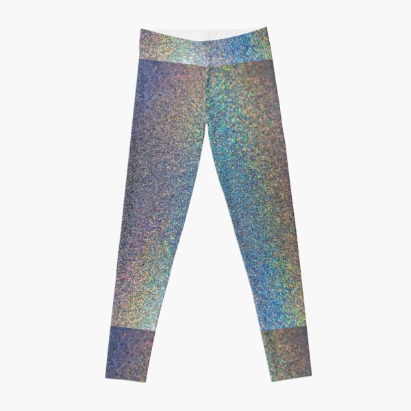 silver holographic print Leggings for Sale by gossiprag