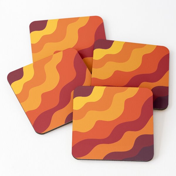 Item preview, BOLD 1970s Color Waves designed and sold by cozycaroline.