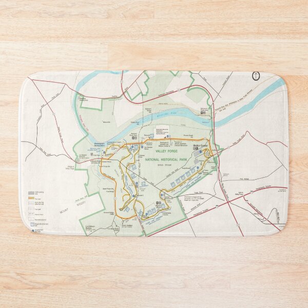 Item preview, Valley Forge National Historical Park Map (2000) General Washington Encampment Atlas designed and sold by BravuraMedia.