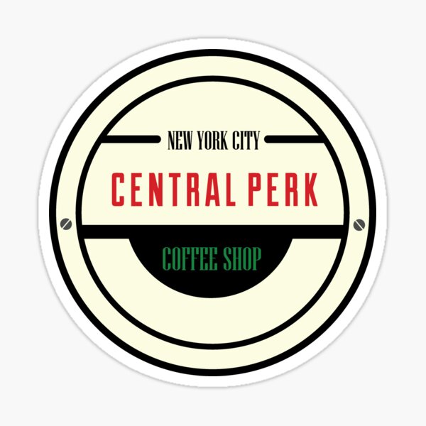 Central Perk Sticker For Sale By RohanShakya Redbubble   St,small,507x507 Pad,600x600,f8f8f8 