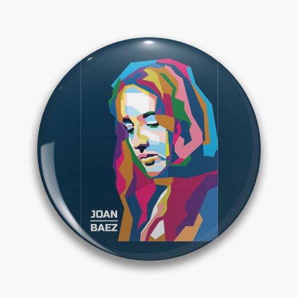 Item preview, Abstract Geometric Joan Baez in WPAP  designed and sold by smd90.