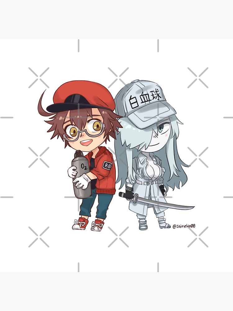 Cells at Work! Code Black Hataraku Saibou BLACK AA2153 U-1196 White Blood  Cell Red Blood