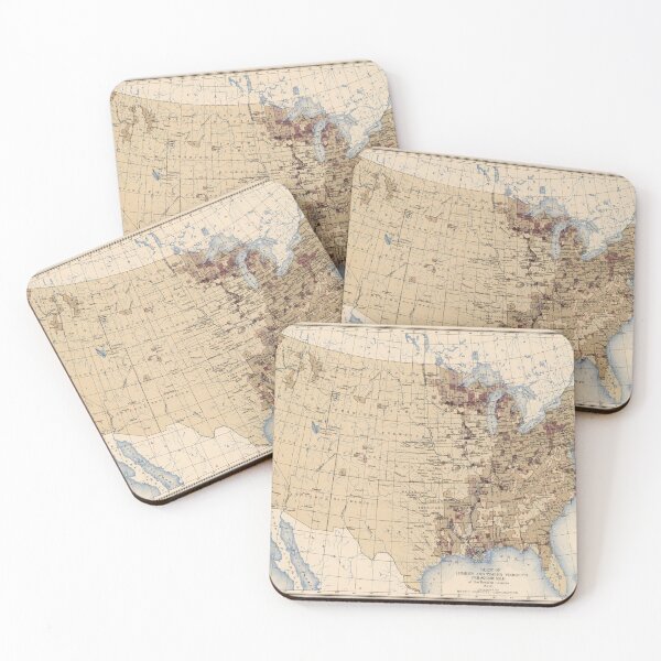 Item preview, Old US Timber Products Regional Value Map (1903) Vintage United States Lumber Atlas designed and sold by BravuraMedia.