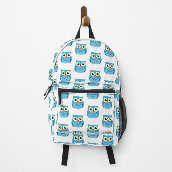 Item preview, blue owl cartoon paint designed and sold by Sarani Rashmila Malchani.