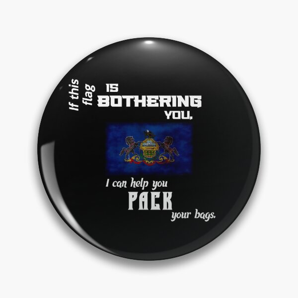 Item preview, Pennsylvania flag - pack your bags designed and sold by 2Girls1Shirt.