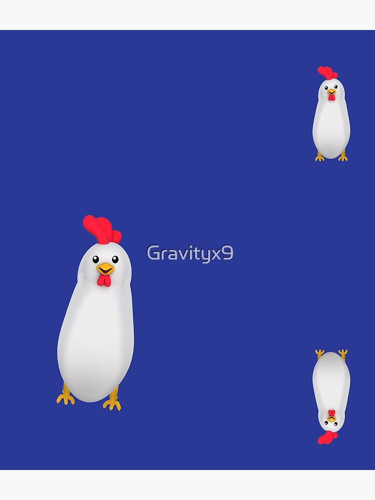 Cute White Chicken by Gravityx9