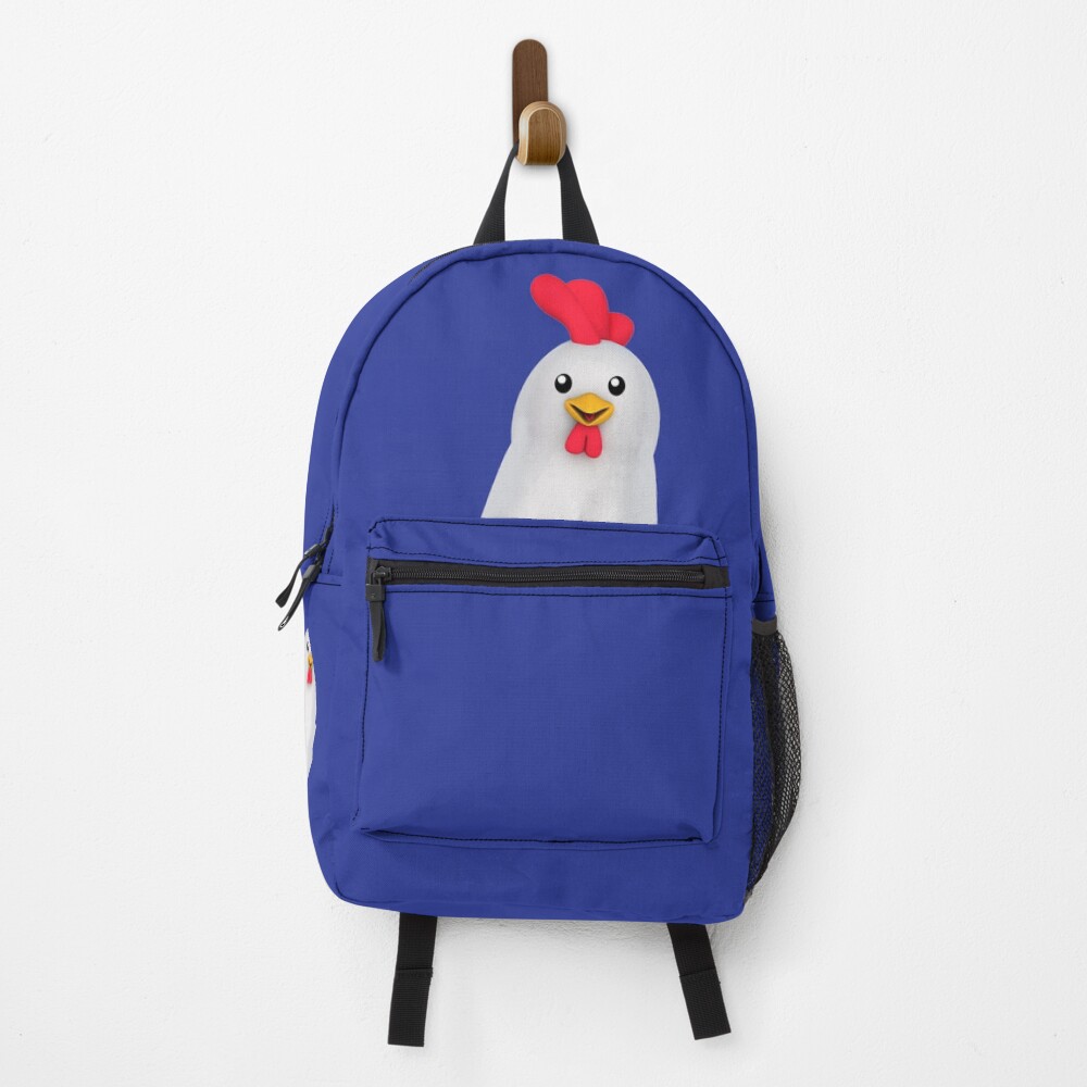 Cute White Chicken Backpack