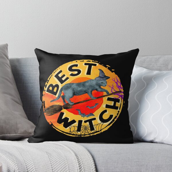 Item preview, Best Witch Cute Cat Halloween Design designed and sold by boopsblunt.