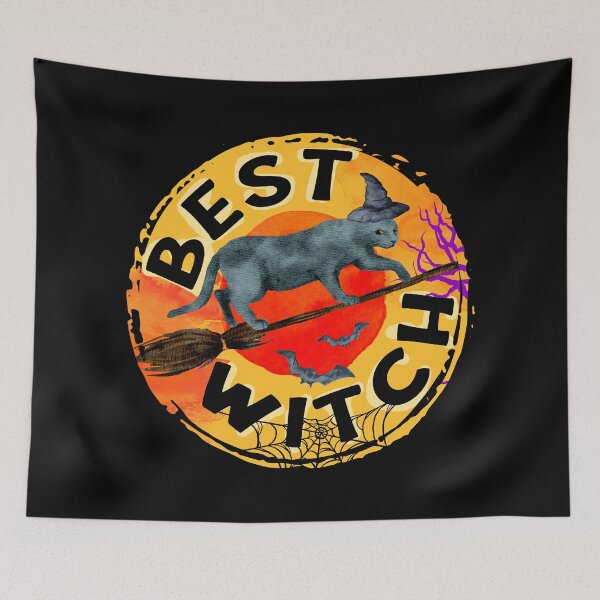 Item preview, Best Witch Cute Cat Halloween Design designed and sold by boopsblunt.