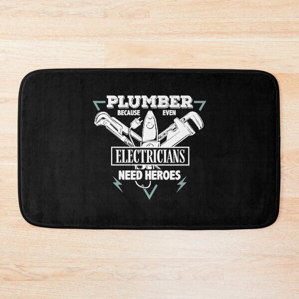 Item preview, Plumber Because Even Electricians Need Heroes designed and sold by Dressed For  Duty.