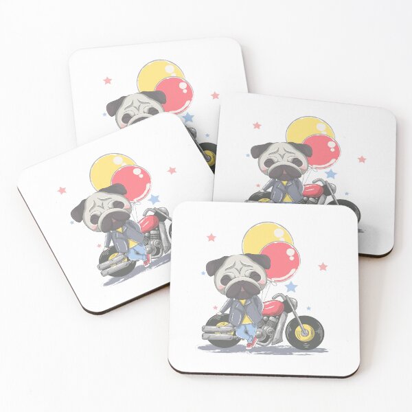 Item preview, Motorcyclist Pug designed and sold by Emil1993.