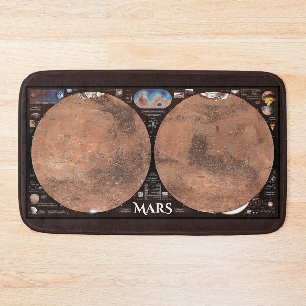Item preview, Map of Mars 2022 updated! designed and sold by Pablo Carlos Budassi.