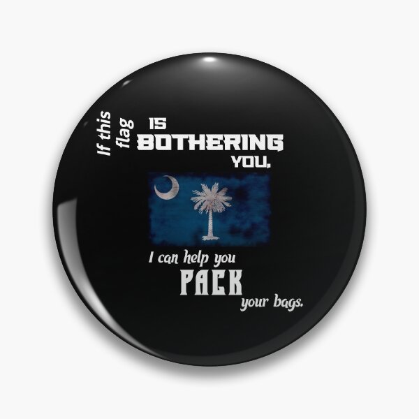 Item preview, South Carolina flag - pack your bags designed and sold by 2Girls1Shirt.