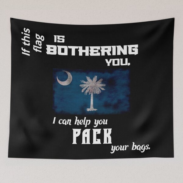 Item preview, South Carolina flag - pack your bags designed and sold by 2Girls1Shirt.