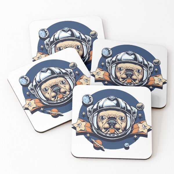Item preview, Pug cosmonaut  designed and sold by Emil1993.