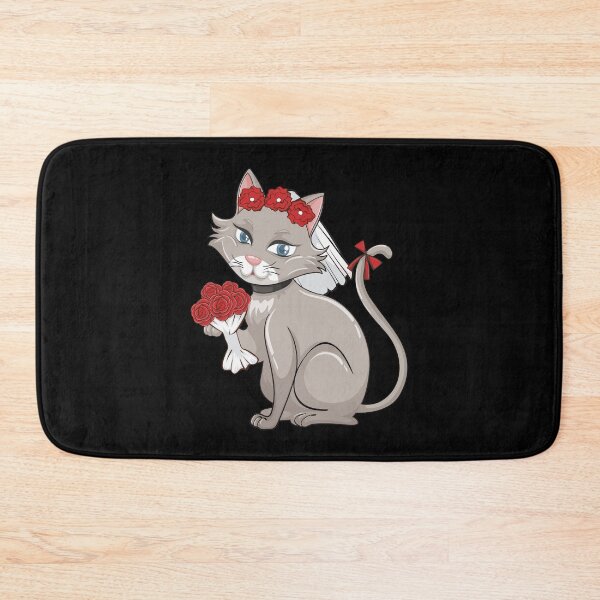 Item preview, Cat Bride Rose Wedding designed and sold by Snabdesign84.