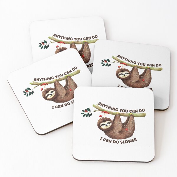 Item preview, HANGING SLOTH| SLOTH| SLOTH WITH INSPIRATIONAL QUOTE designed and sold by NATUREZONE.