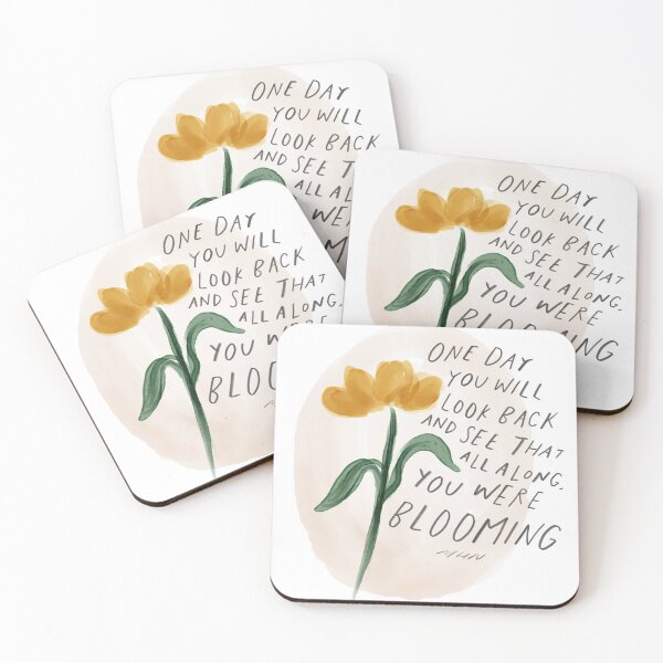 Item preview, One day you will look back and see that all along you were blooming designed and sold by morgansgoods.