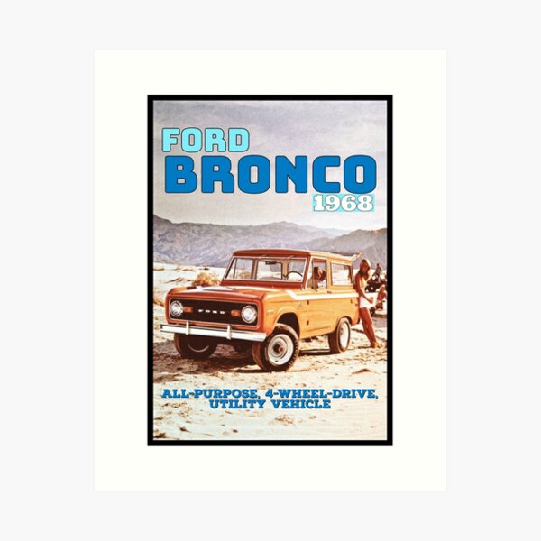 Item preview, Vintage 1968 Ford Bronco Off Road designed and sold by tmartinezta.