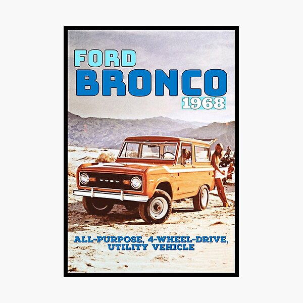 Item preview, Vintage 1968 Ford Bronco Off Road designed and sold by tmartinezta.
