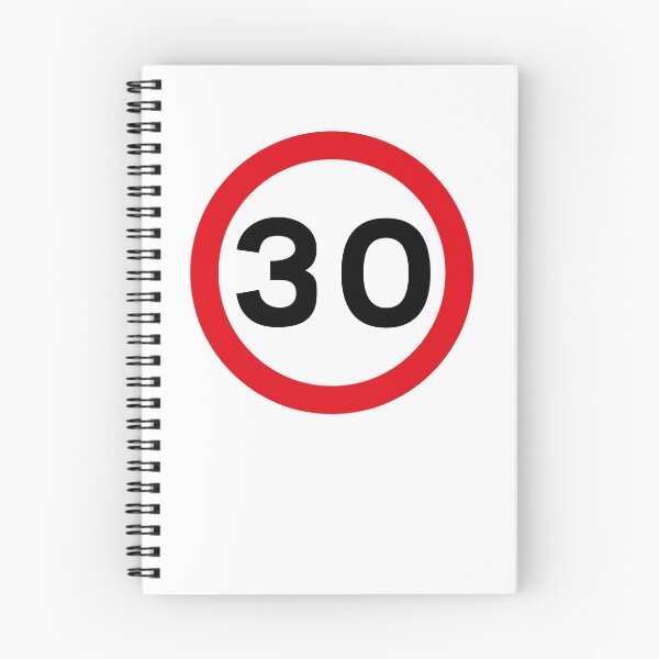 Item preview, 30 mph UK Speed Limit sign - 30 (Thirtieth birthday) designed and sold by MintGubbins.