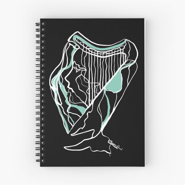 Item preview, Single Line - Harpist (White) designed and sold by MaxencePierrard.