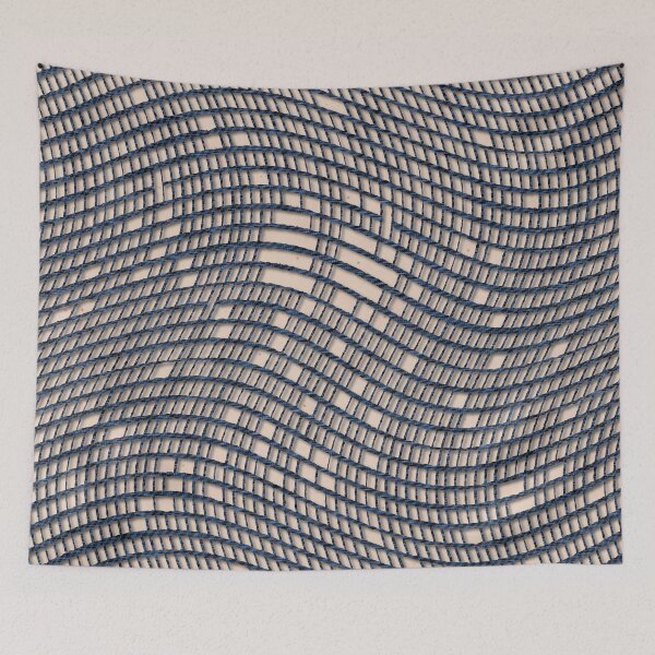 Item preview, Threadbare Blue Netting designed and sold by BareBeauty.