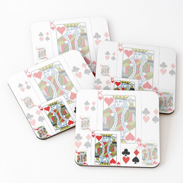 Item preview, CASINO ART KING OF HEARTS PLAYING CARDS ABSTRACT  designed and sold by sharlesart.