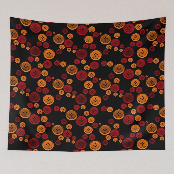 Item preview, Colorful buttons on a black background.  designed and sold by fuzzyfox.