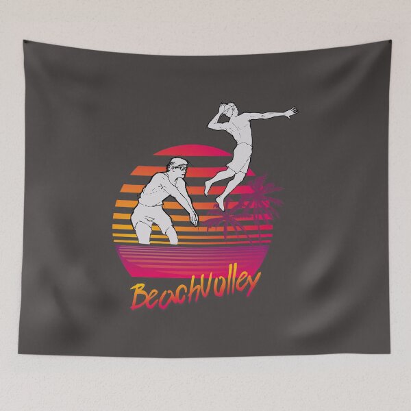 Item preview, Beachvolley vintage sticker design designed and sold by Airmatti.