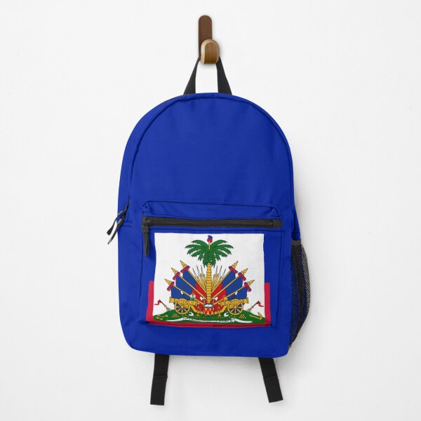 Item preview, Haiti Haitian Flag Coat of Arms Blue designed and sold by ShajenDesigns.