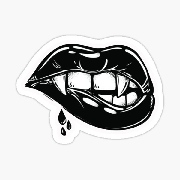 mouth boca vampire vampiro anime sticker by @angelic_mei