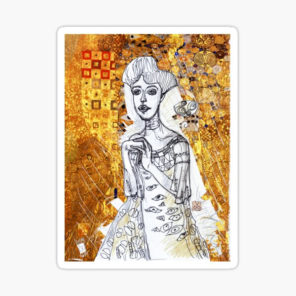 Inspired by Portrait Of Adele Bloch Bauer, Gustav Klimt (by ACCI