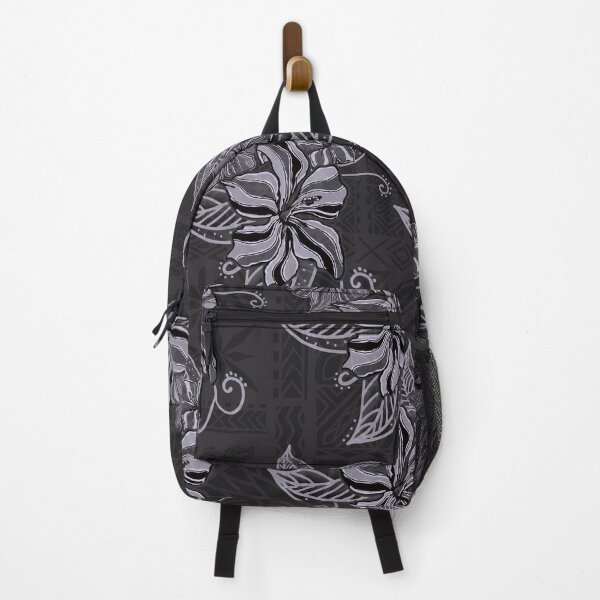 Artikelvorschau, Schwarzer Lava-Hawaiianischer Tapa-Hibiskus-Druck entworfen und verkauft von sunnthreads.