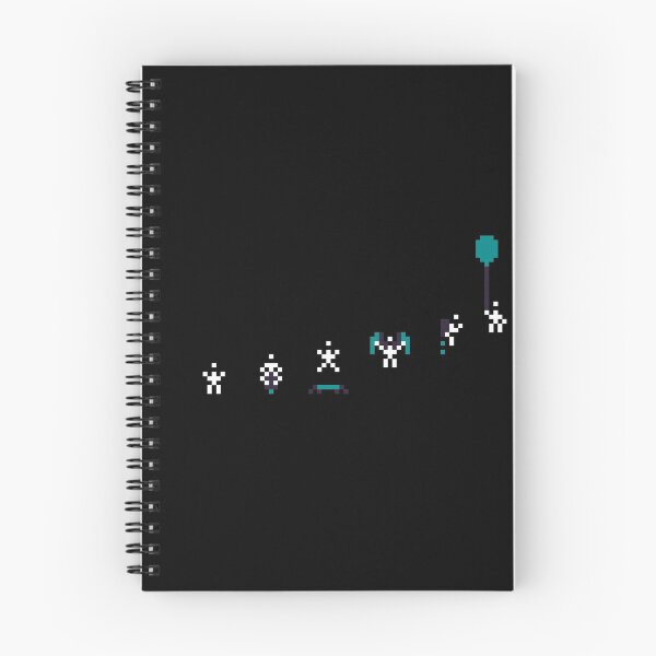 Item preview, Evolution of flight - Pixelated stick figure finding flight designed and sold by For the love of Pixels.