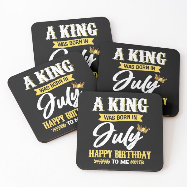 Item preview, A King Was Born In July Happy Birthday To Me  designed and sold by begin-again.