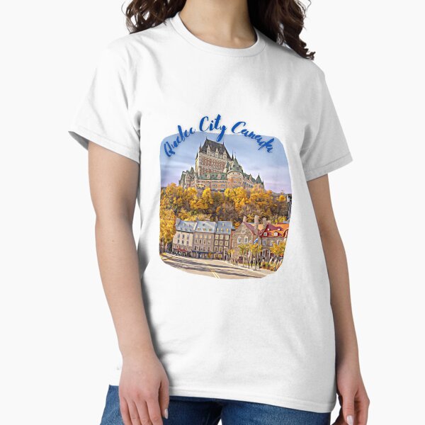 Aperçu de l'œuvre Peinture d'horizon de la ville de Québec Canada créée et vendue par YegMark.