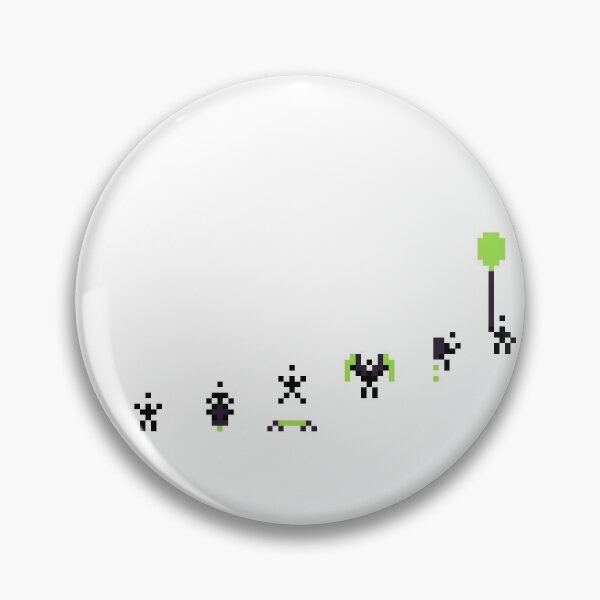 Item preview, Evolution of flight - Pixelated stick figure finding flight designed and sold by For the love of Pixels.