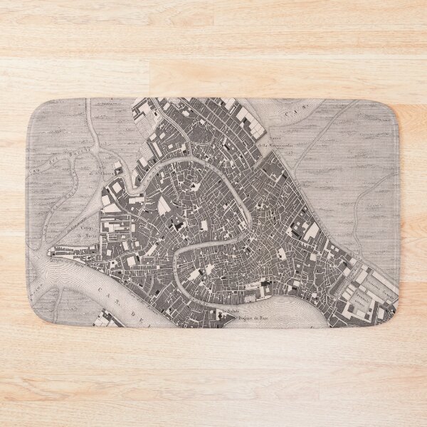 Item preview, Old Venice Italy Map (1846) Vintage Venezia Italia Atlas designed and sold by BravuraMedia.