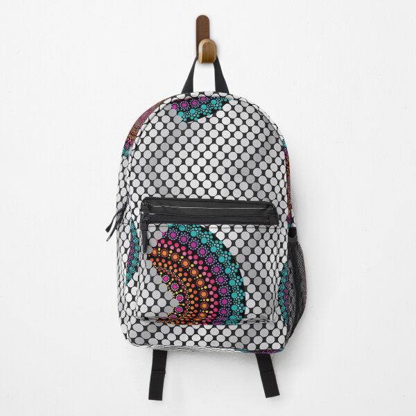 Item preview, Aboriginal art australian dotart points black white colors australia designed and sold by MeryemSpace.