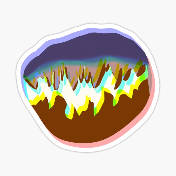 Trip to the Mountains Sticker