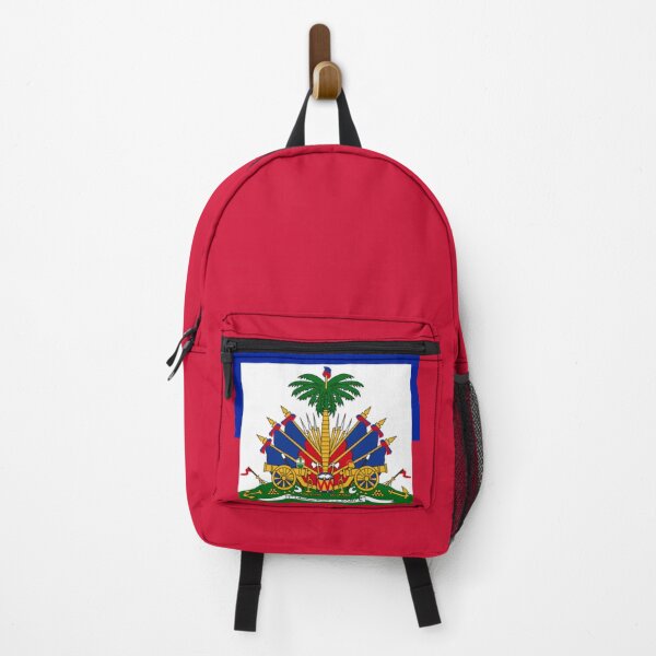 Item preview, Haiti Haitian Flag Coat of Arms Red designed and sold by ShajenDesigns.