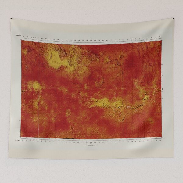 Item preview, Venus Planetary Surface Map (1990) 2nd Planet from the Sun Atlas designed and sold by BravuraMedia.
