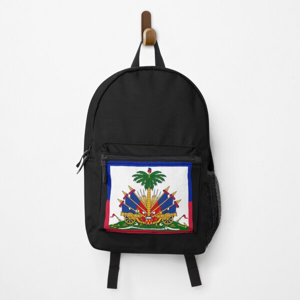Item preview, Haiti Haitian Flag Coat of Arms Black designed and sold by ShajenDesigns.