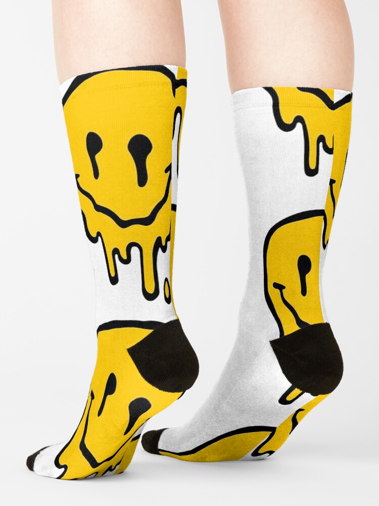 Lot De 6 Paires De Chaussettes Invisibles Femme - Motifs Emoji - Taille 9-11