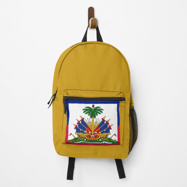 Item preview, Haiti Haitian Flag Coat of Arms Gold designed and sold by ShajenDesigns.