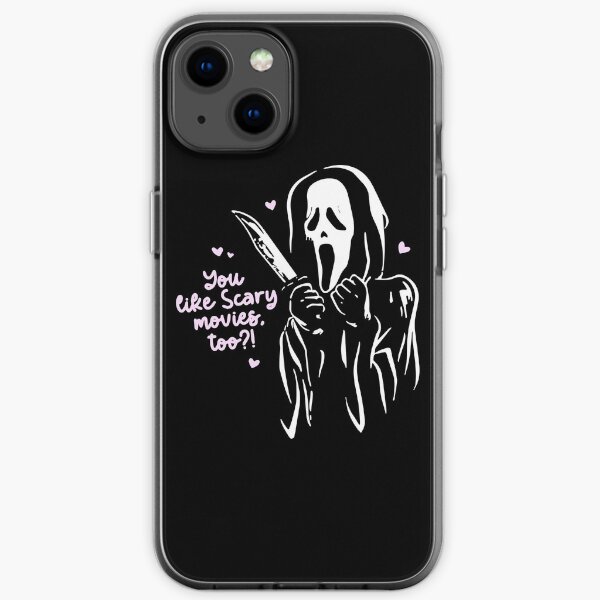 Scream Ghost Face You Like Too Films d'horreur Copain Copine Coque souple iPhone
