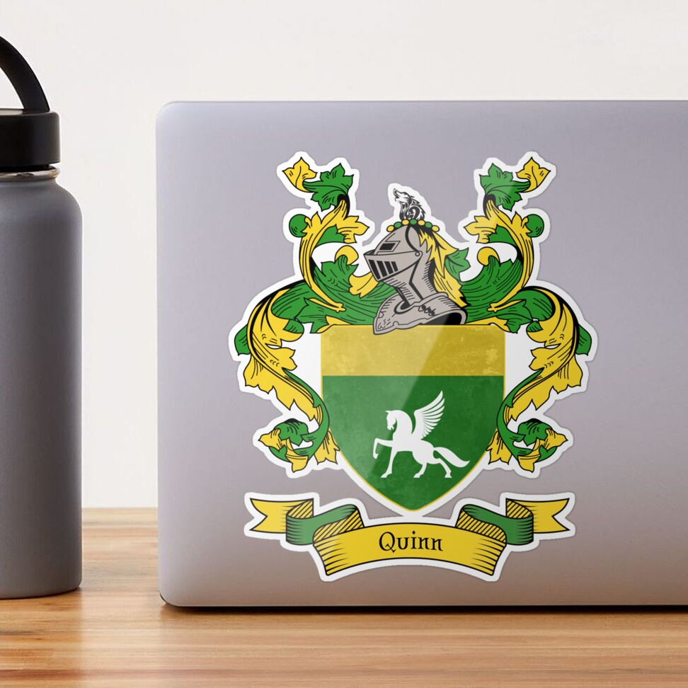 Quinn Coat of Arms | Quinn Family Crest | Sticker